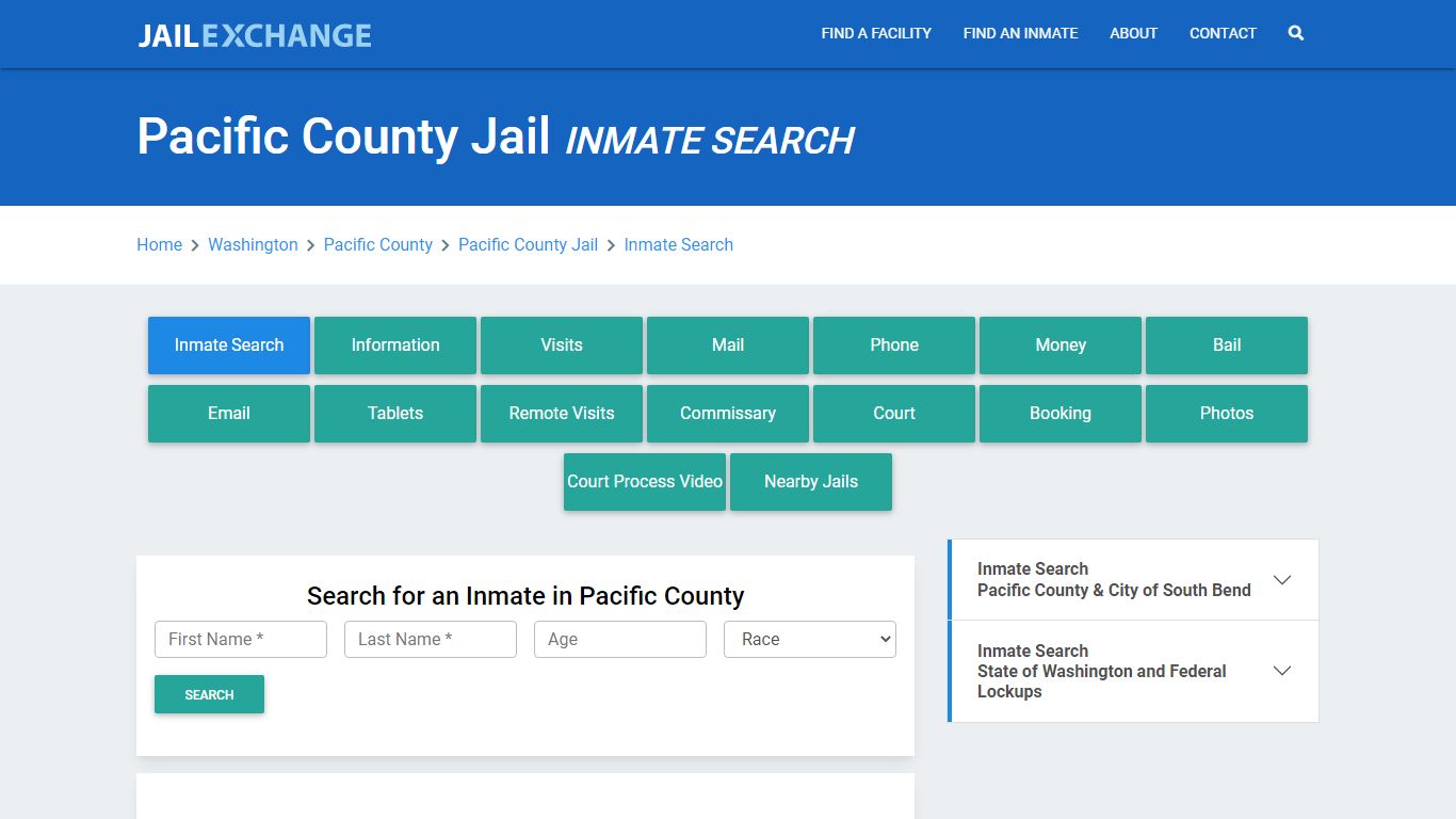 Pacific County Jail, WA Inmate Search: Roster & Mugshots